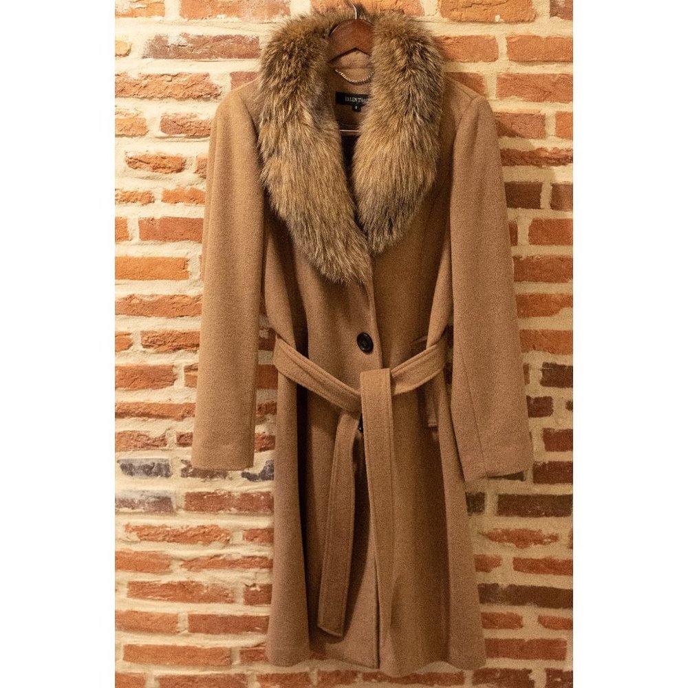 Ellen Tracy Coat with Fox Fur Collar